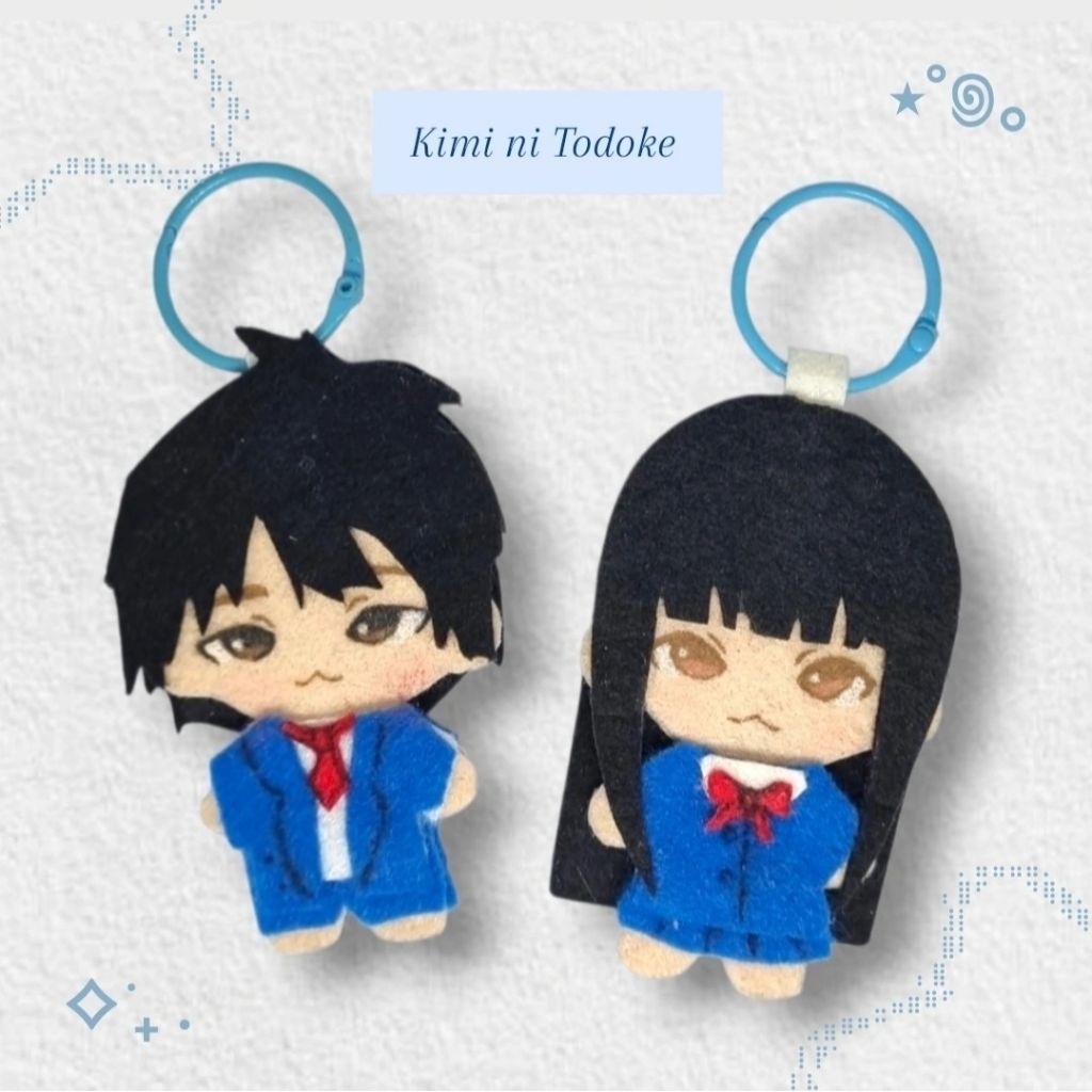 GANTUNGAN Kimi ni Todoke พวงกุญแจผ้าสักหลาด/ที่แขวนกระเป๋า