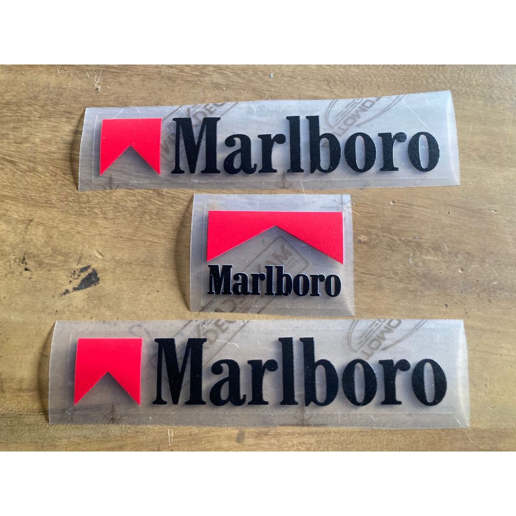 สติ๊กเกอร์ STRIPING สติ๊กเกอร์ด้านหน้าและปีก INSIDE ซ้ายขวา YAMAHA F1ZR FIZR F1Z R FIZ R MARLBORO CO