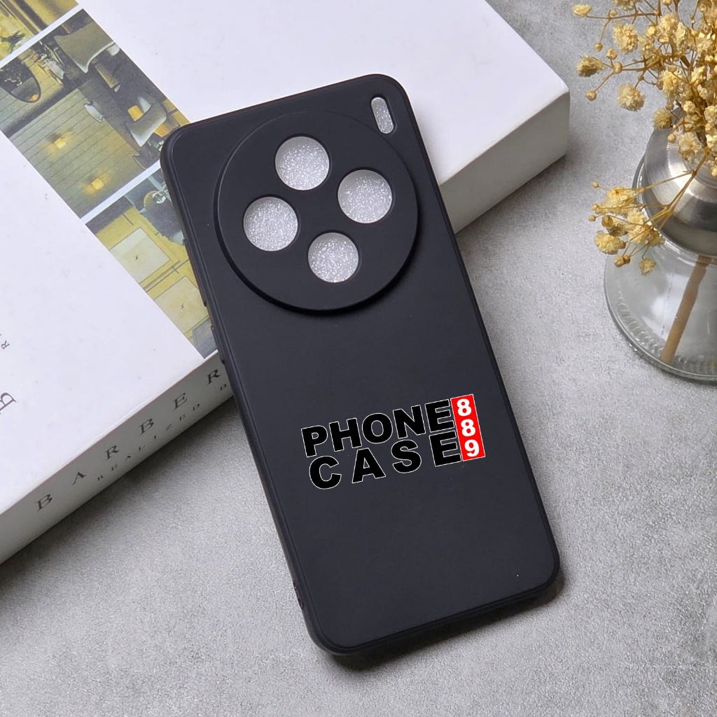 VIVO Y19S GT VIVO Y04 VIVO Y04S VIVO X200 VIVO X200 PRO CASE MACAROON BLACK SQ CASE สีดํา VIVO Y19S 