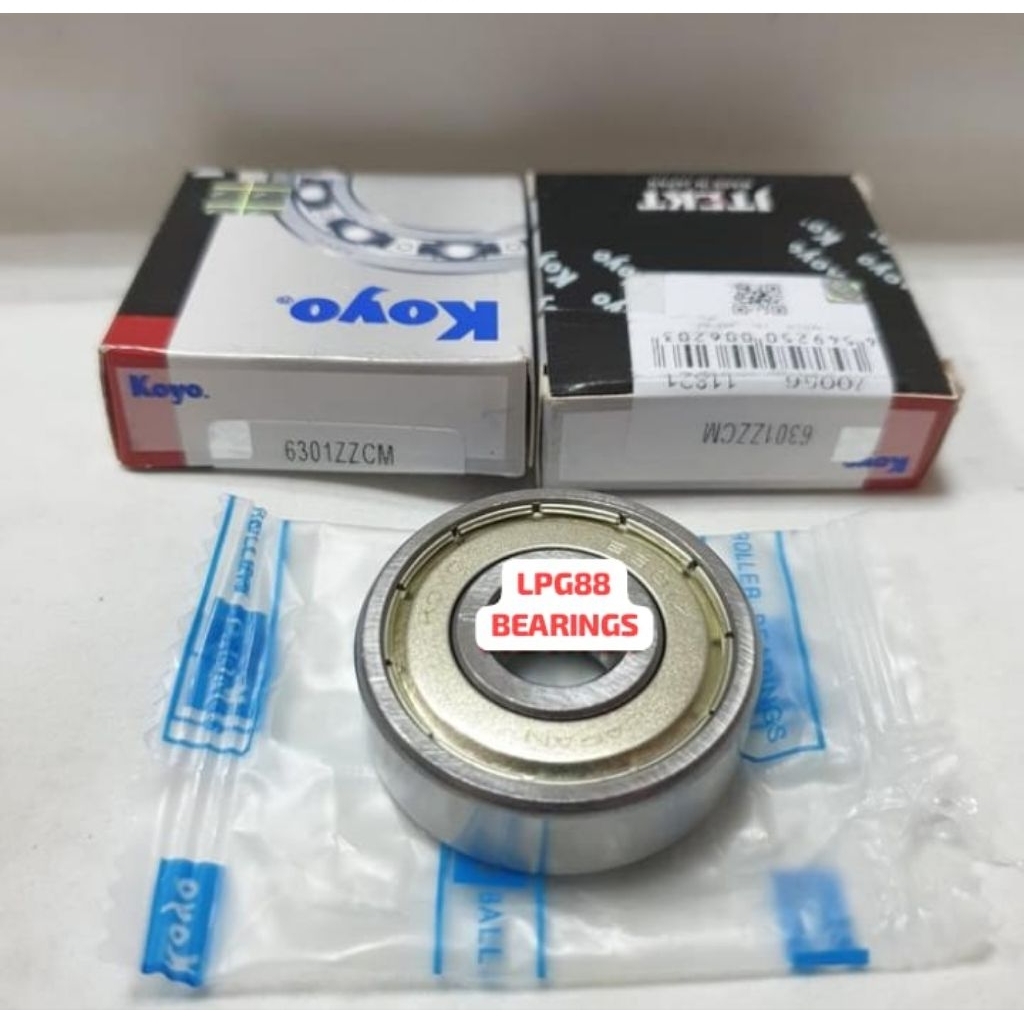 BEARING 6301 ZZ KOYO IRON CAP 6301ZZ