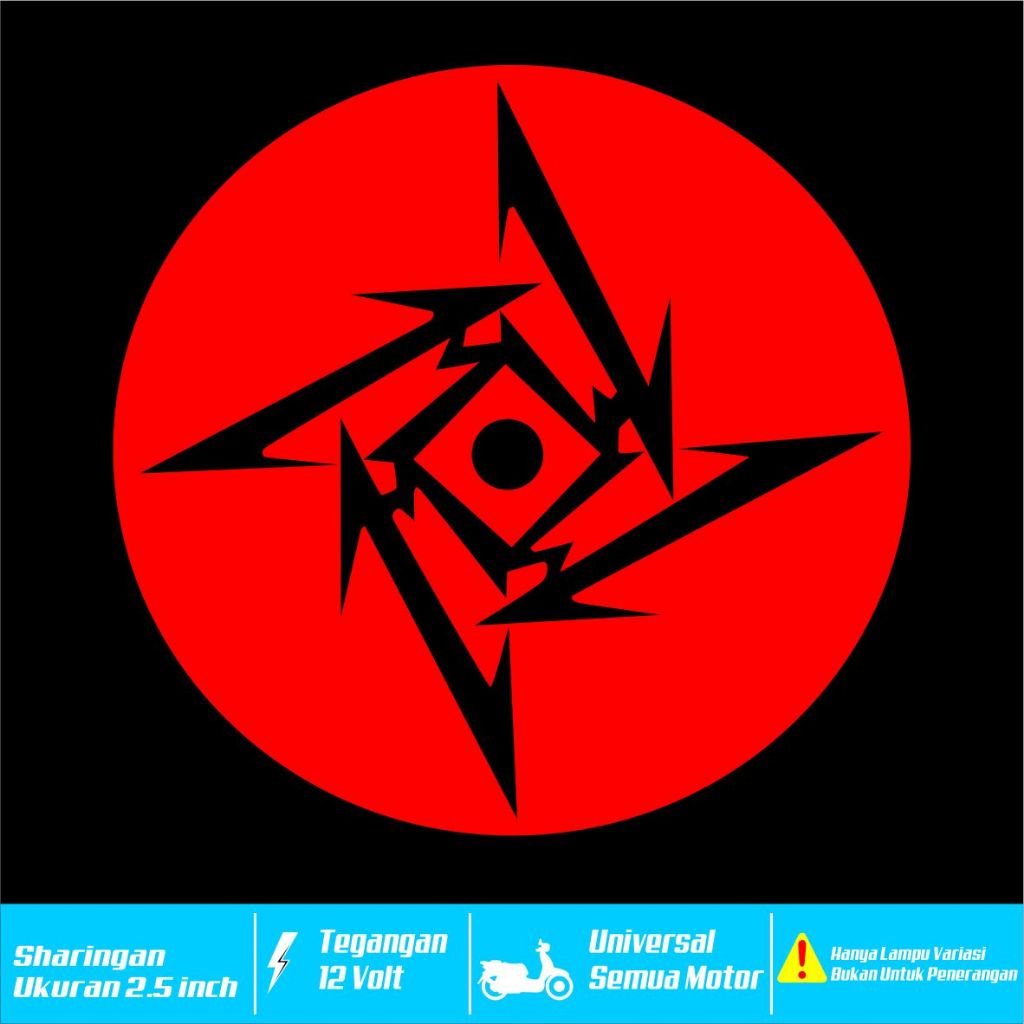 Devil Sarengan หมุนการเคลื่อนไหว Led Sarengan universal uk 2,5inc 12 โวลต์ V21