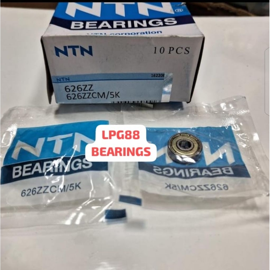 BEARING 626 ZZ NTN IRON COVER 626ZZ