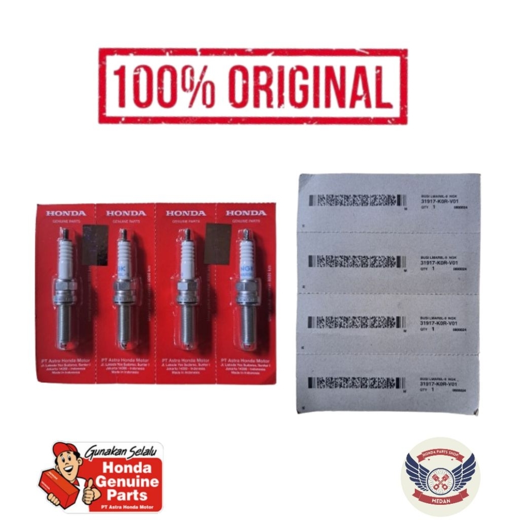 317K0RV01 หัวเทียน LMAR8L-9 NGK - Vario 160 eSP K2S, PCX 160 K1Z, ADV 160 K0WL, Stylo 160 K3V, FORZA