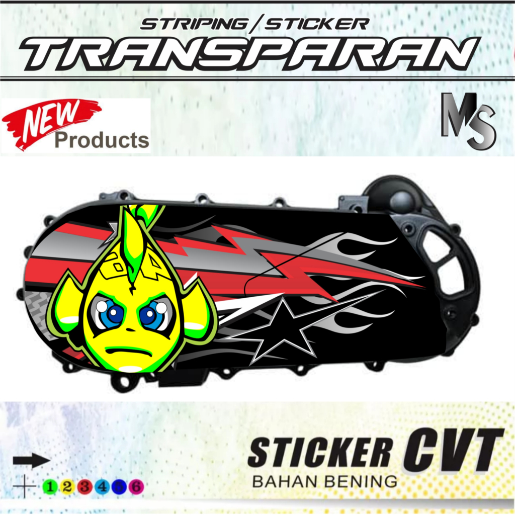 สติ๊กเกอร์ ALL CVT VARIO KZR LED OLD GEN 1/2 ARAI DESIGN Y8