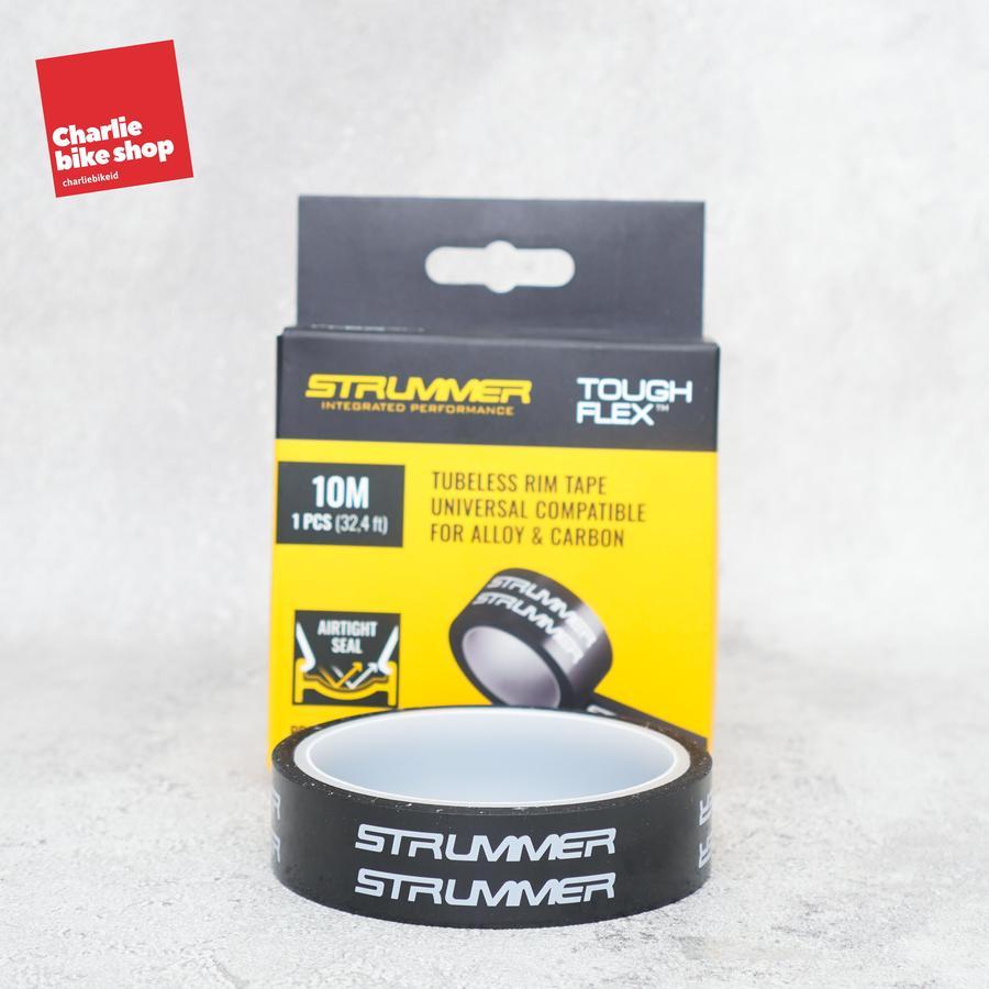 STRUMMER Tubeless Rim Tape 23x10mm - สีดํา