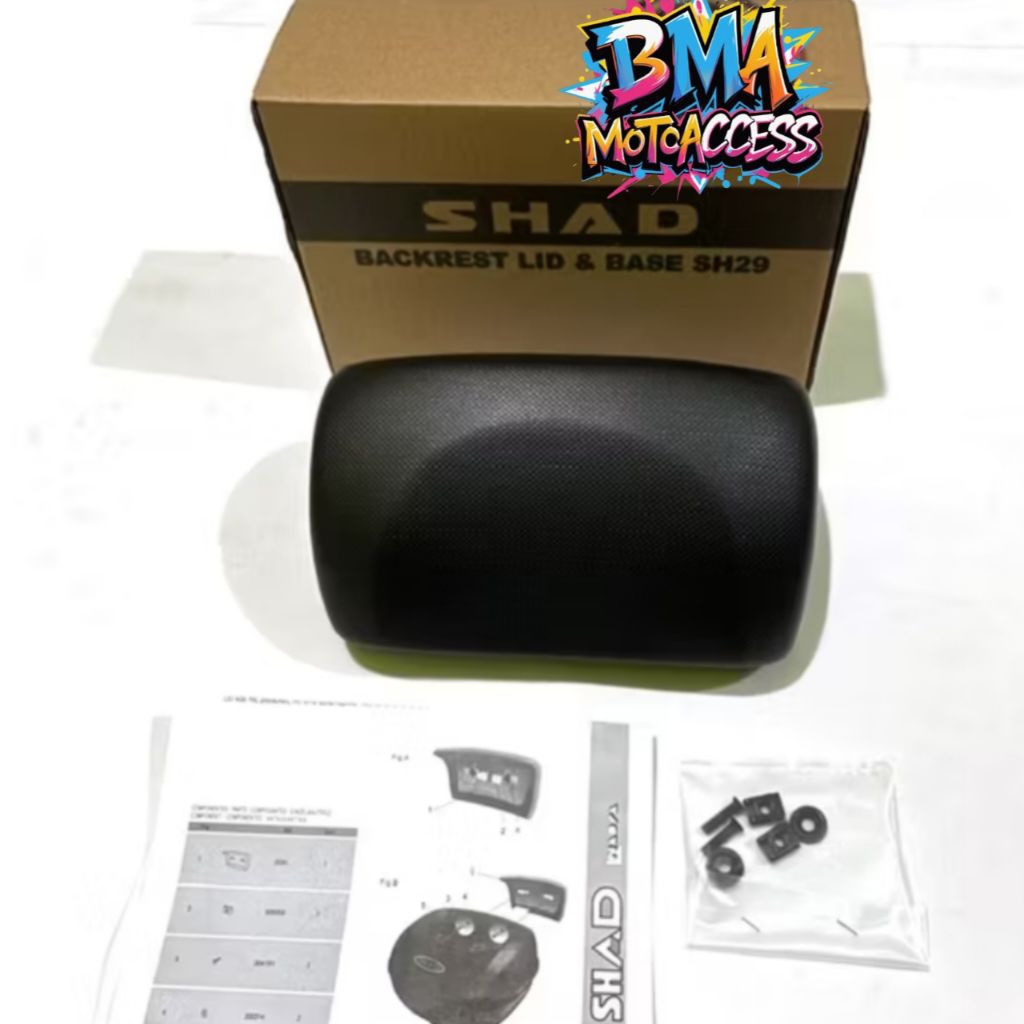 BACKREST SHAD SH29 SH33 SH34 / กล่องแบ็คแบ็คแพ็ค SHAD SH29 SH33 SH34