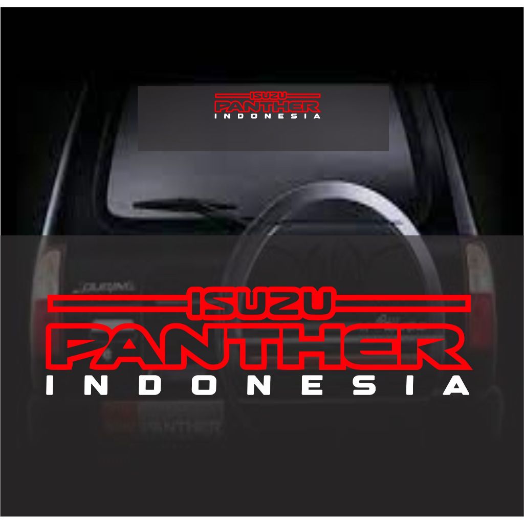 IZUZU PANTER INDONESIA สติ๊กเกอร์ตัดรายการสําหรับรถยนต์ WINDOWS