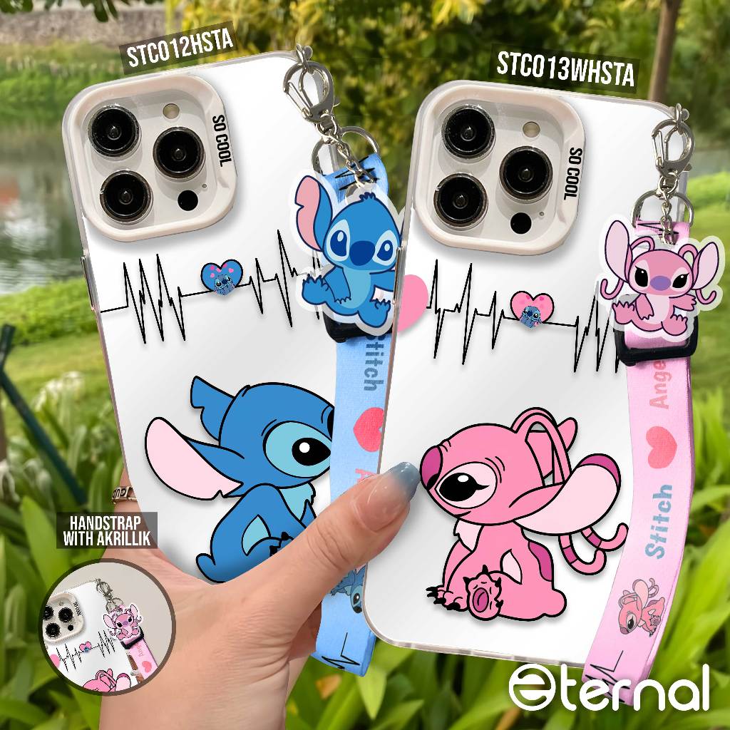 ETERNAL IMD STITCH LOVE ANGEL CASE REALME NOTE 50 60 C60 C61 C63 C65 C67 C75 CASING