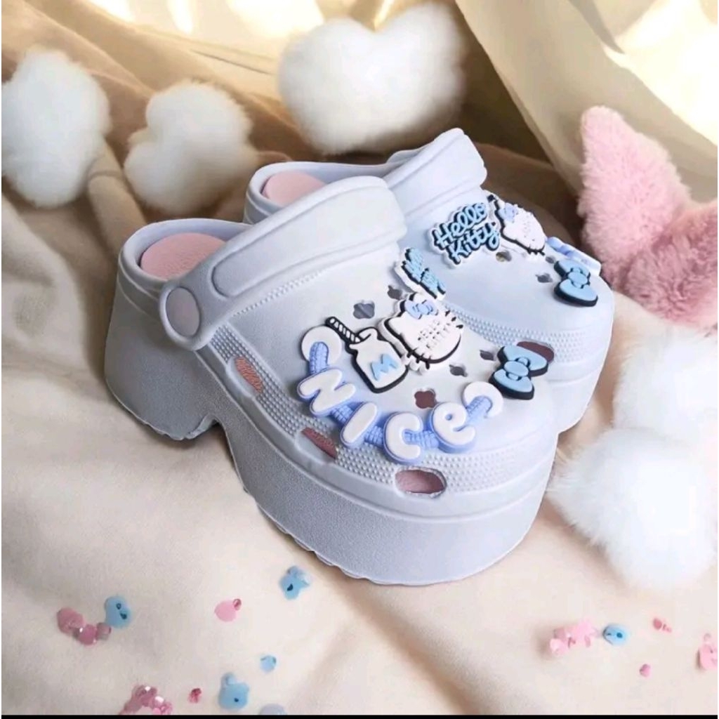 รองเท้าแตะเยลลี่สําหรับเด็กผู้หญิง รองเท้าแตะ Baim CLOG อินเทรนด์