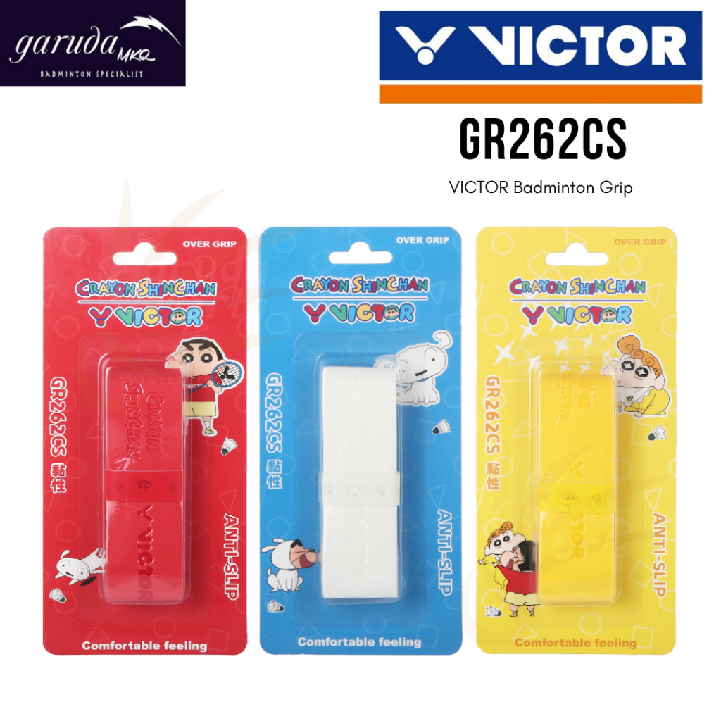 ไม้แบดมินตันแบบด้ามจับรุ่นพิเศษ VICTOR SHINCHAN GR262CS GR 262 CS / Victor Shinchan