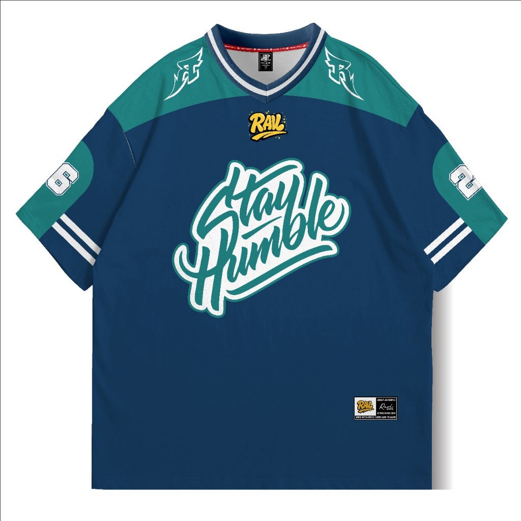 RAVL OVERSIZE JERSEY SH26DG - OVERSIZE KOREAN JERSEY - DRYFIT JERSEY - เสื้อยืด OVERSIZE JERSEY - NU