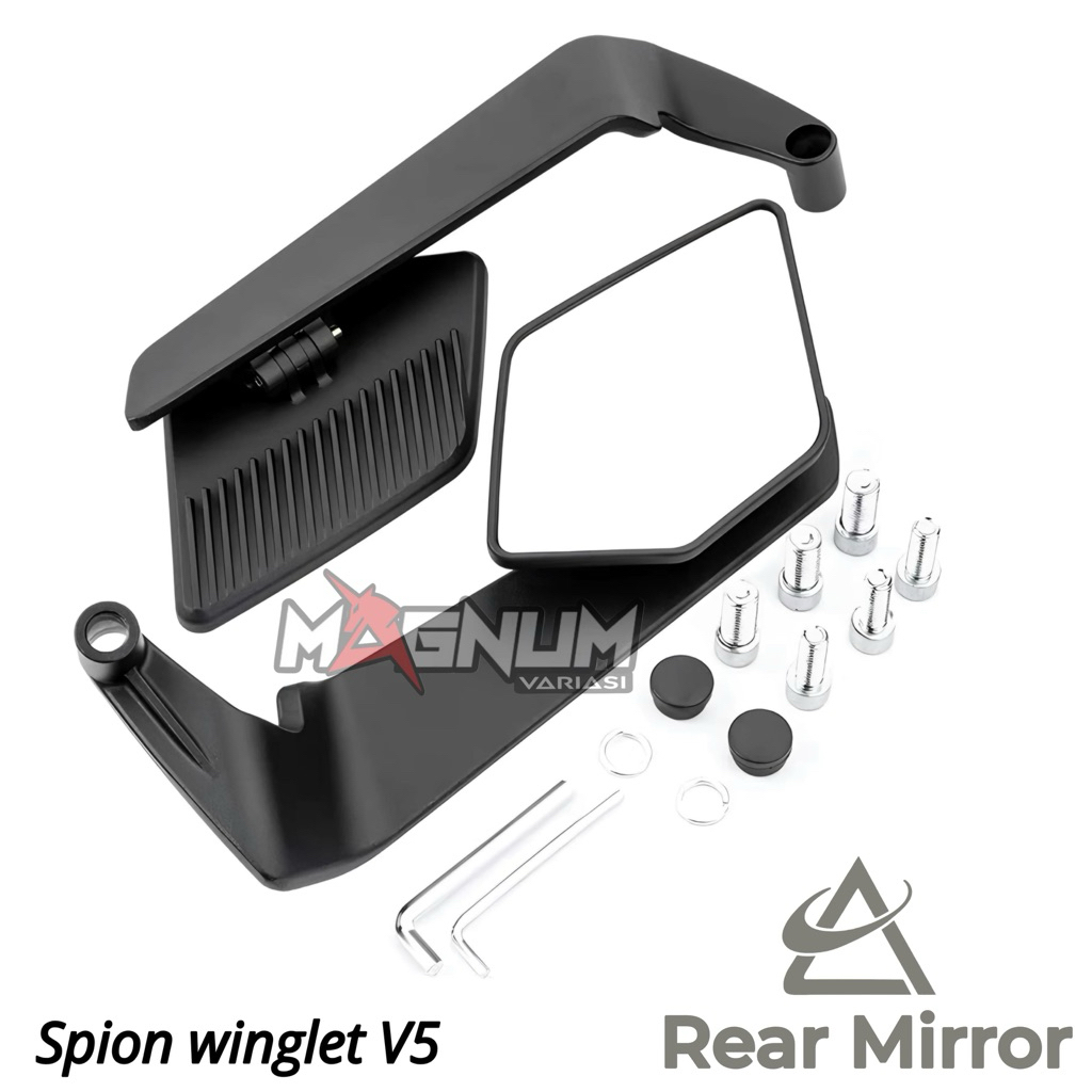 MV SPION WINGLET STEALTH MAX UNIVERSAL NAKED BIKE / MATIC BIKE - รุ่น RIZOMA