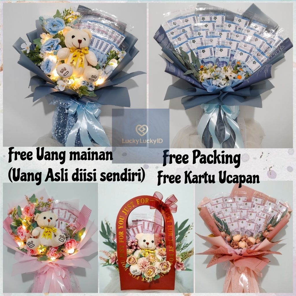 READY TO SHIP EMPTY MONEY FLOWER BOUQUET/GRADUATION BOUQUET/DOLL BOUQUET/GRADUATION BOUQUET/RUSTIC F