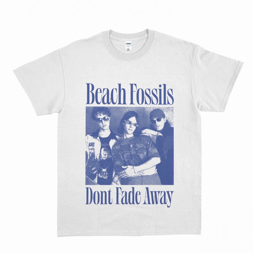 เสื้อยืดวง FOSSILS BEACH - DONT FADE AWAY / เสื้อยืดและ