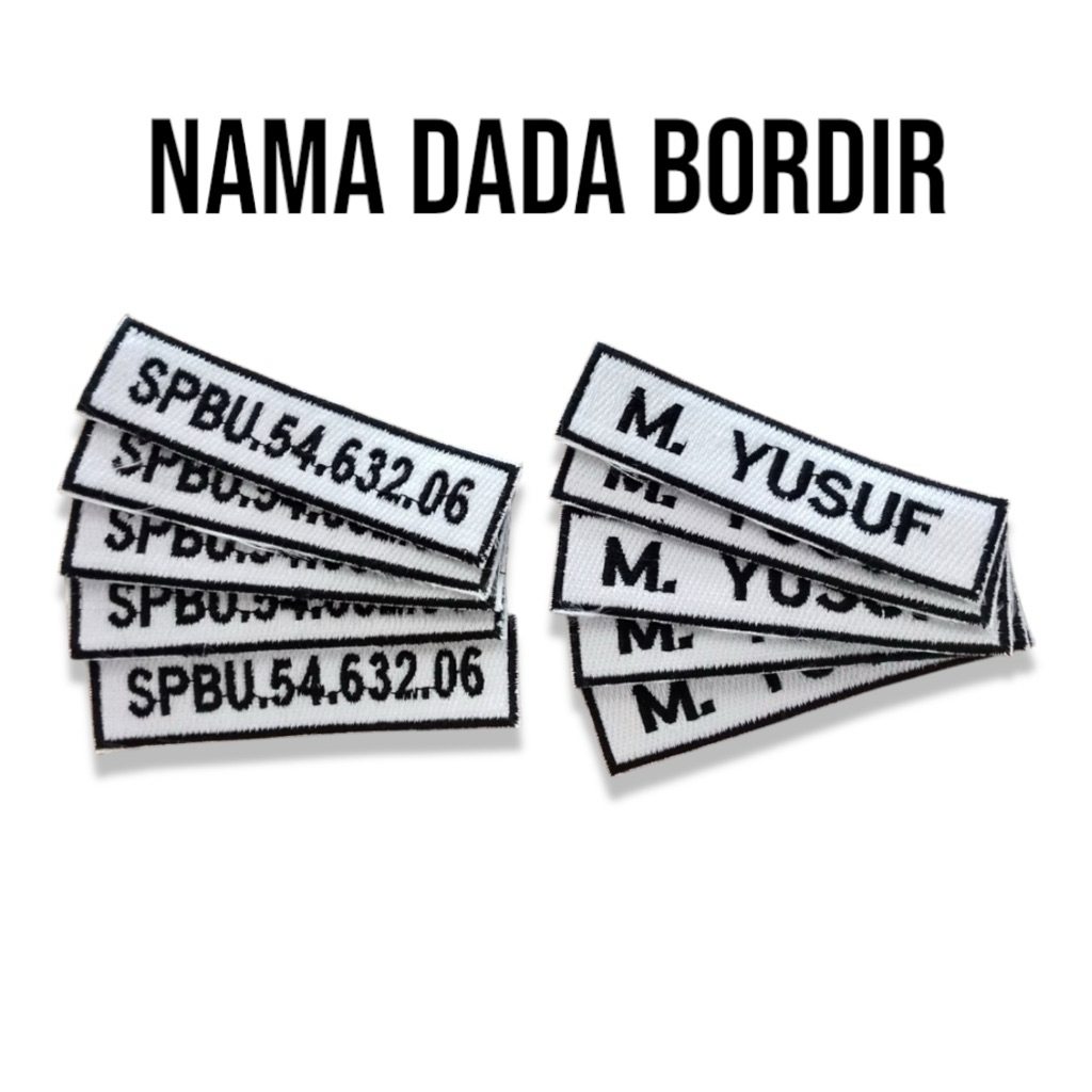 EMBROIDERED NAME UNIFORMS FOR ELEMENTARY SCHOOL, MIDDLE SCHOOL สูง, VOCATIONAL SCHOOL, ETC. ขนาด 2x9