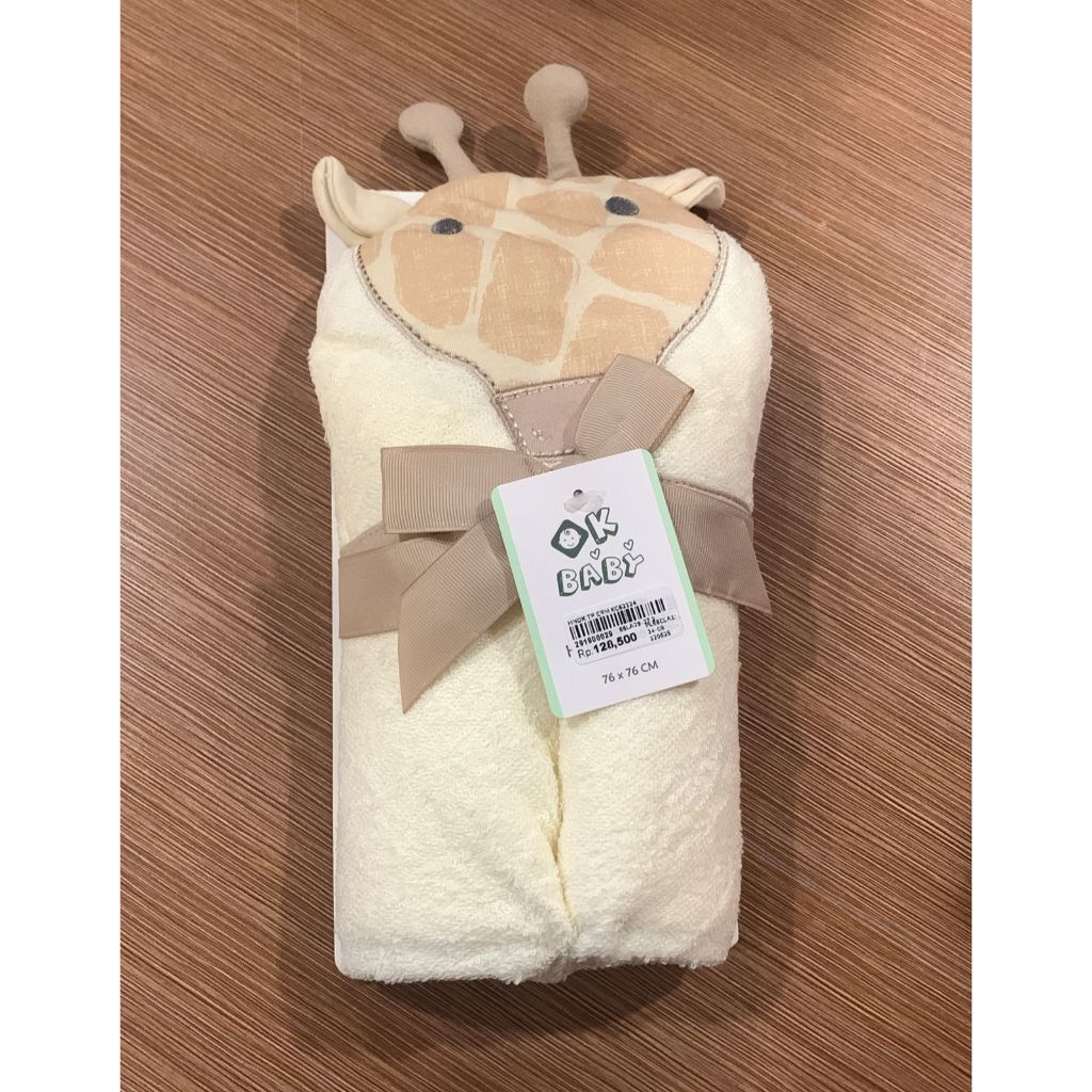 OK Baby Giraffe Character Baby Towel - นุ่มสบาย