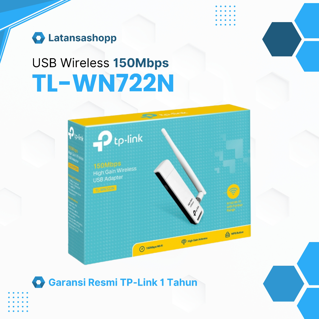 TP-LINK TL-WN722N 150Mbps อะแดปเตอร์ USB ไร้สายกําลังสูง WN722N 722N 722N
