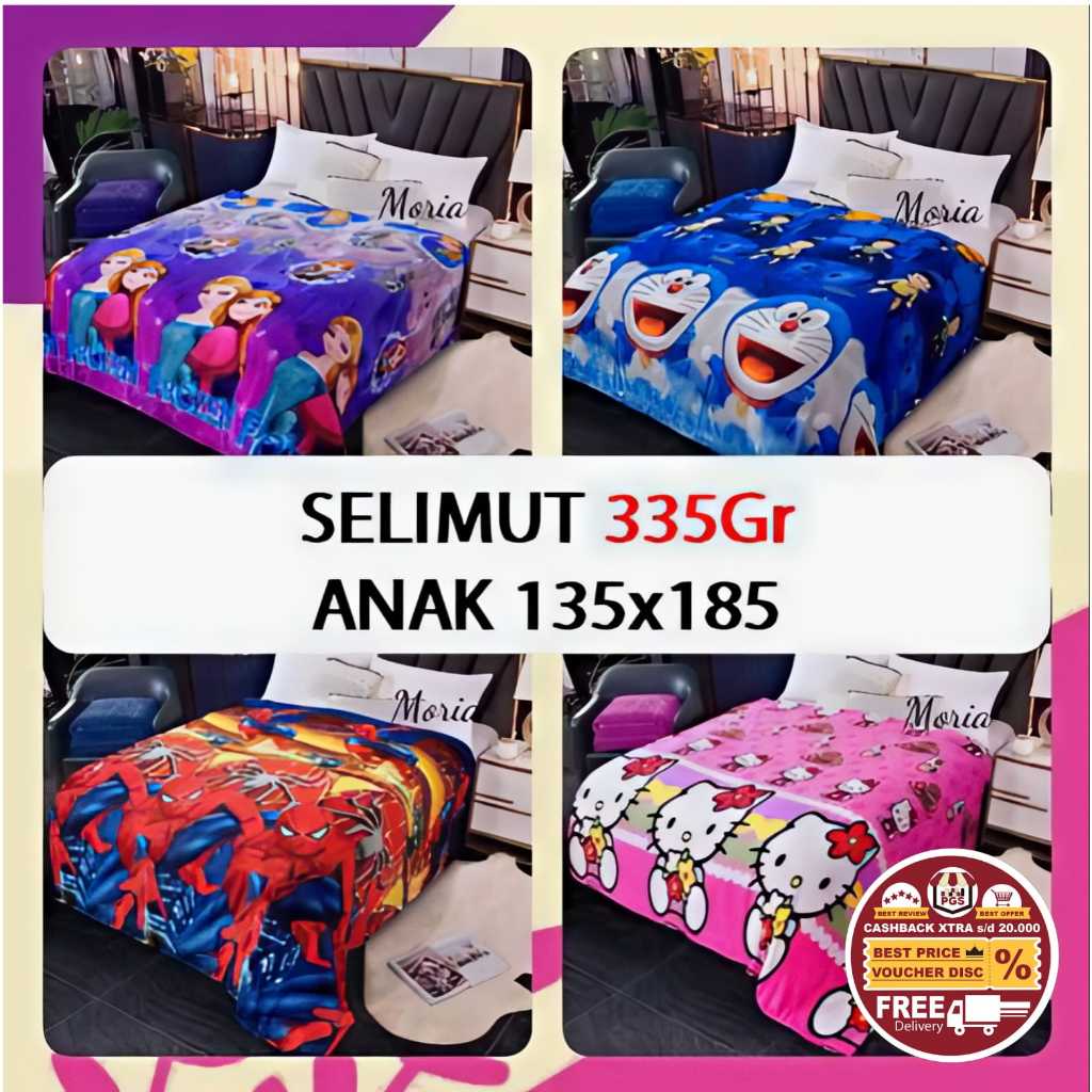 MORIA 335 gr Batman Cars Doraemon & Dorami Doraemon Cactus Frozen Blue HK Flowers HK Red