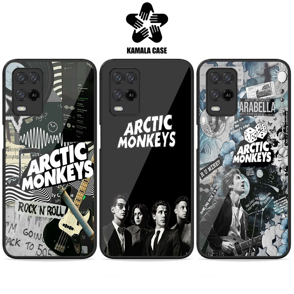 KAMALA CASE GLOSSY PREMIUM ARCTIC MONKEYS BAND MOTIF สําหรับ OPPO A54 A74 A55 TYPE - COOL CASE - เคส