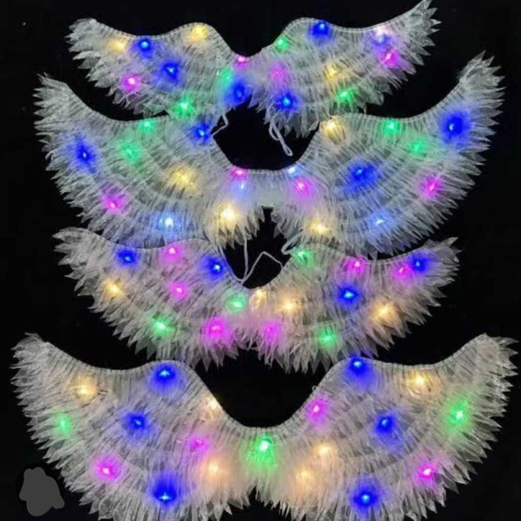 ANGEL WINGS LIGHTS ANGEL PARTY COSTUME COSPLAY CLOTHES TRANSPARENT WINGS WHOLESALE