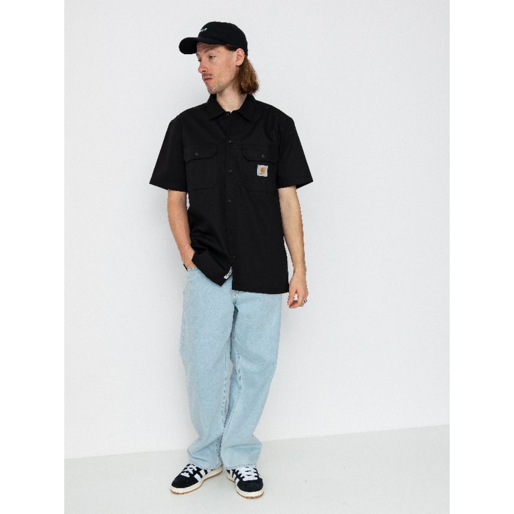 เสื้อเชิ้ต KEMEJA C4rh4Rtt วัสดุ 0r4i Un1lolo แขนสั้น + Admin