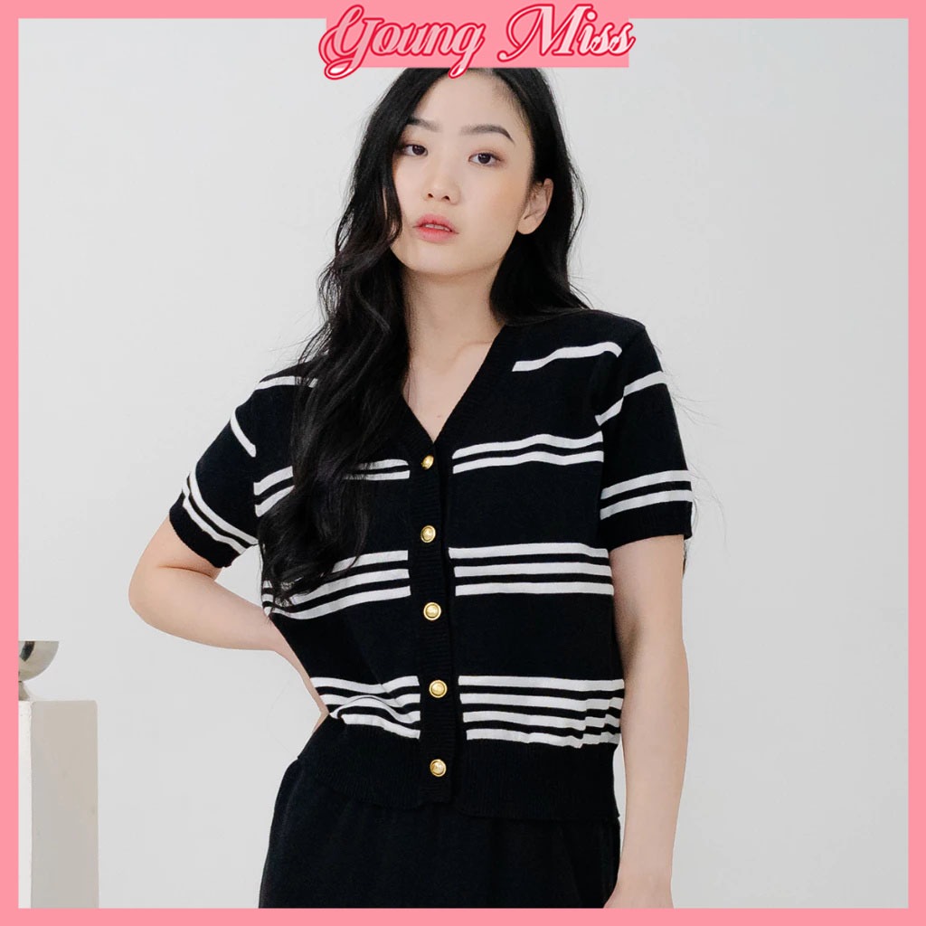 Youngmiss HAERIN KNIT TOP / เสื้อเชิ้ตผู้หญิง