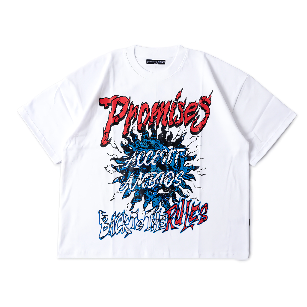 AccentAmbios - เสื้อยืดขาวสัญญาหนัก - F109