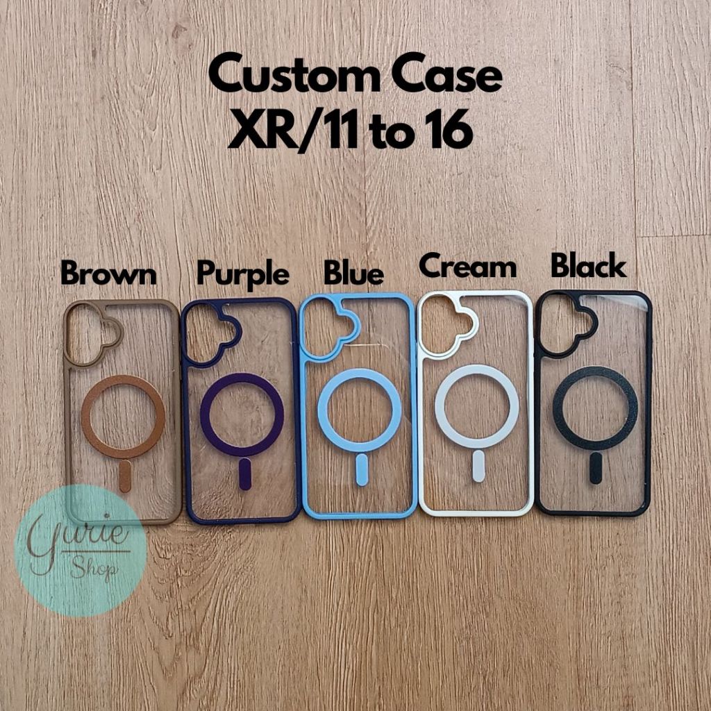 Custom Soft Case Silicone MAGNETIC DOVE XR/11 to Series 16 (2 กล้อง)