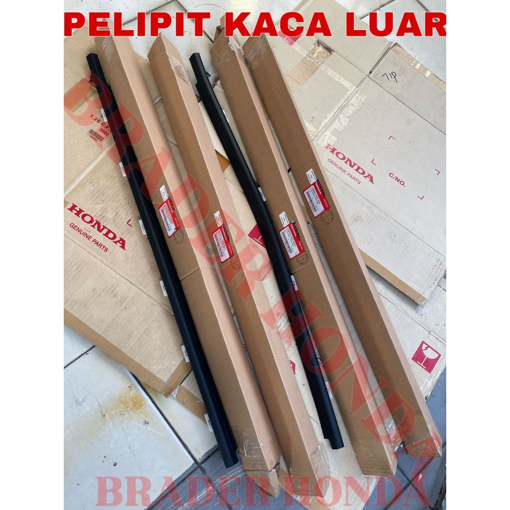 LIST OF OUTER GLASS SEAMS MOLDING RUBBER แถบน้ํา BRIO SATYA MOBILIO BRV GEN 1 DG1 2014 2015 2016 201