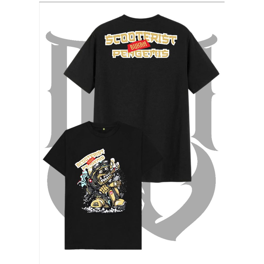เสื้อยืดเวสป้า SCOOTERIST เสื้อ NOT TEMPTING Volt.2 Lnn Cloth