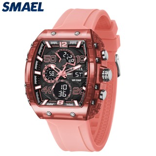 SMAEL 8109N Arloji Wanita, Model Sport, dengan Fitur Lampu, Tahan Air, dan Alarm  Diskon terbatas waktu
