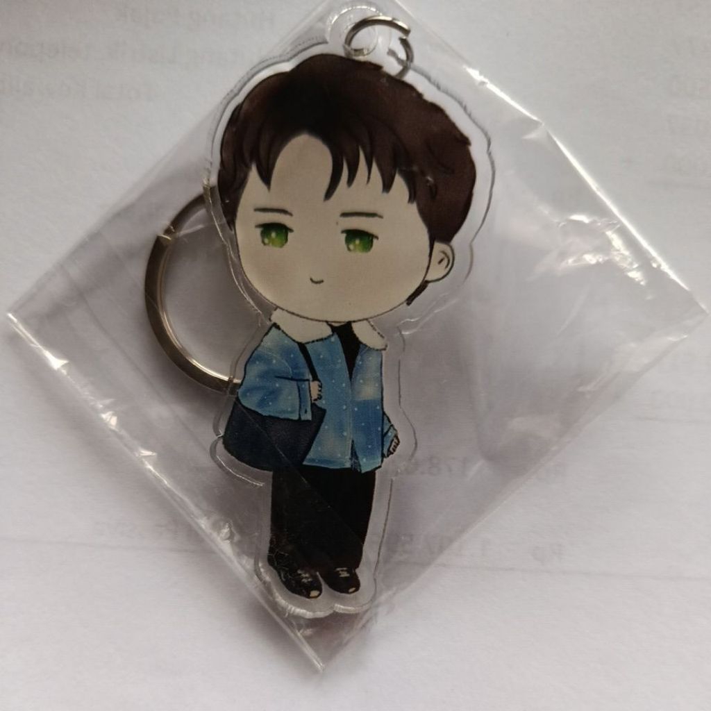 GANTUNGAN Wang Yibo L0ewe พวงกุญแจสีน้ําเงิน