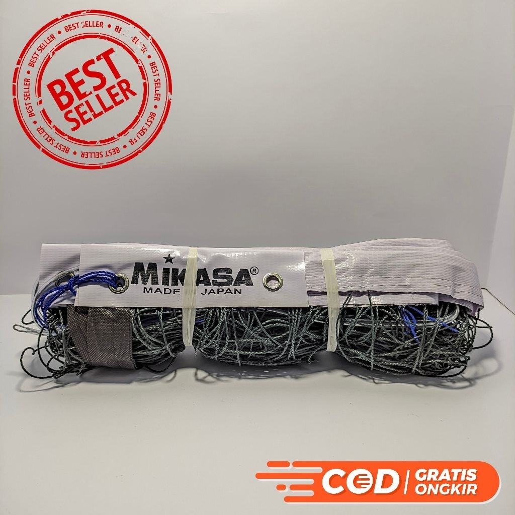 POLI MIKASA SELING VOLLEYBALL NET WITH BAG | MIKASA VOLLEYBALL NET | ต้นฉบับ MIKASA VOLLEYBALL NET |