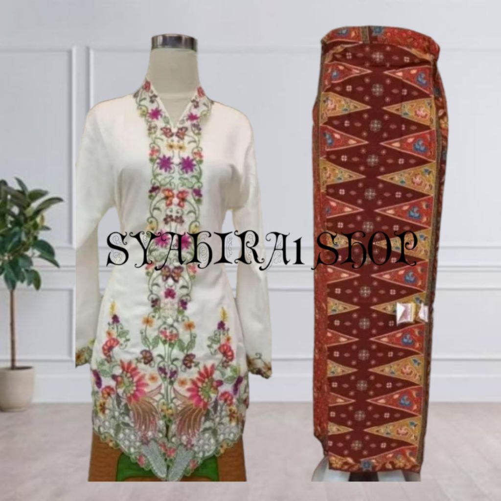 Betawi Encim Kebaya Set, Modern Encim Kebaya, Adult Encim Kebaya, Jumbo Encim Kebaya