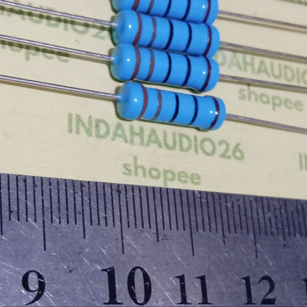 ฟิล์มโลหะ 330R 2W 1% ตัวต้านทาน 330 r 2 วัตต์ 330 โอห์ม 2 วัตต์ 1 เปอร์เซ็นต์ 330r 2w