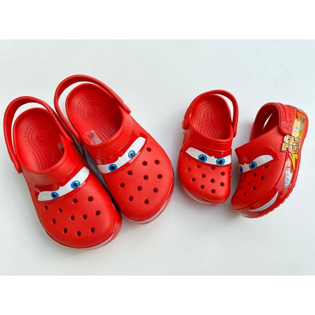 รองเท้าแตะ Crocs McQueen / Crocs / McQueen / Crocs Kids Fun Lab Disney และ Pixar Cars Clog รองเท้าแต