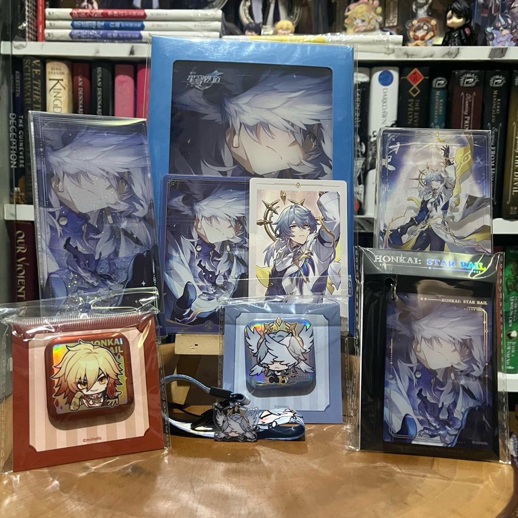 อย่างเป็นทางการ Honkai Star Rail HSR Sunday Mydei Badge Chibi Light Cone อะคริลิคทราย Jewel Standee 