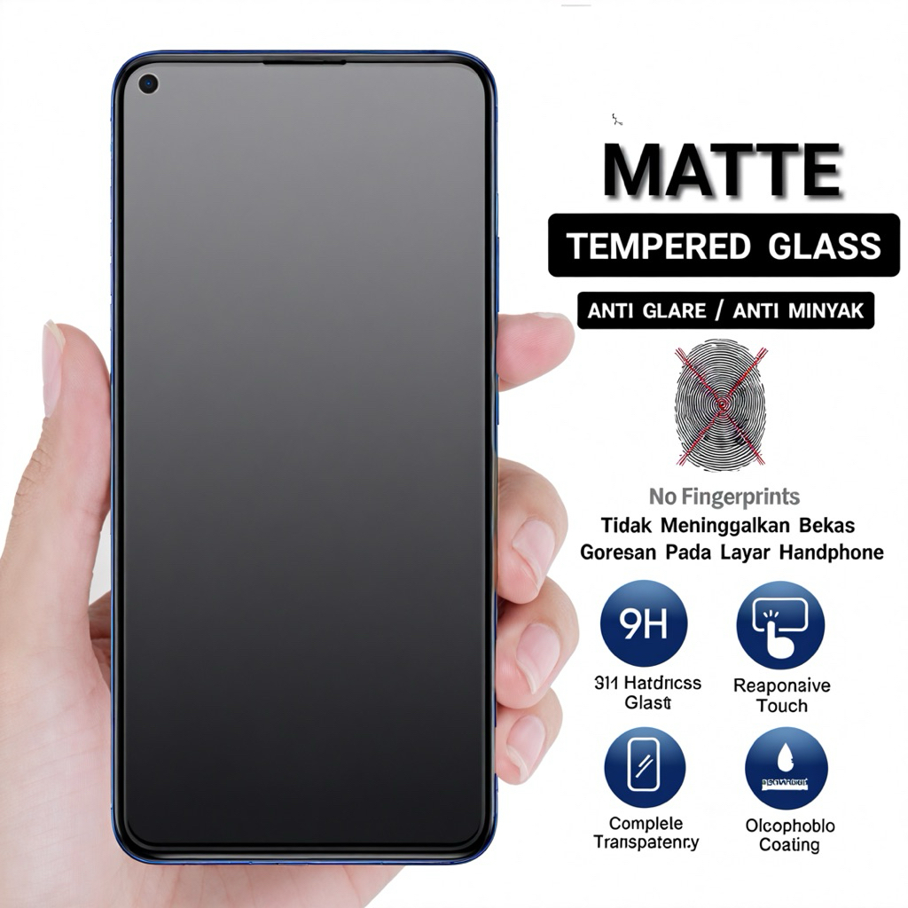LAYAR Anti-Scratch Matte GlassสําหรับRealme 7 7i 7 Pro 8 8i 8 Pro 9 9i 9 Pro 9 Pro + 10 10 Pro 11X 1