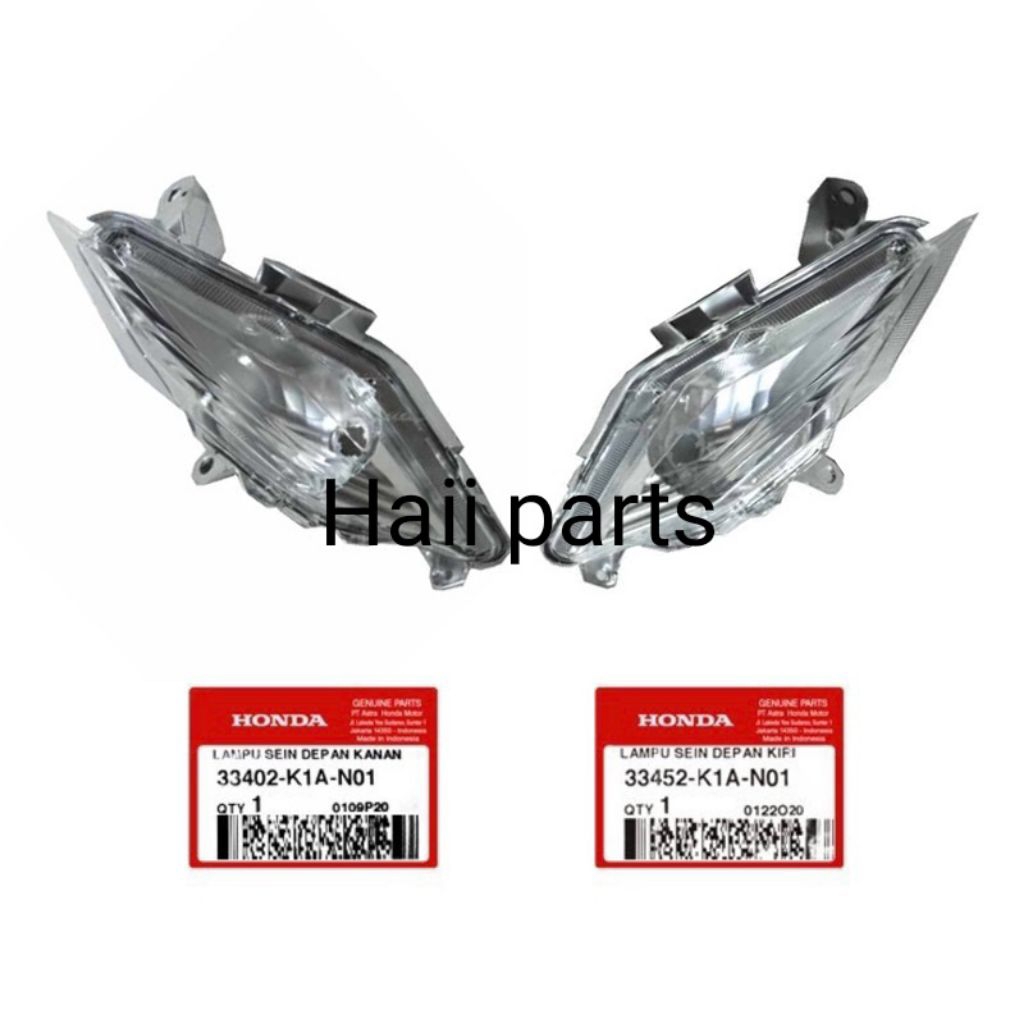 ไฟเลี้ยวโคมไฟด้านหน้า Beat deluxe led original AMM 33402K1AN01 33452K1AN01