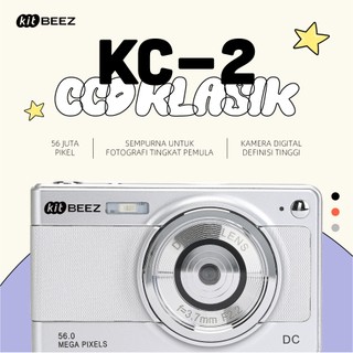 KiTBEEZ KC-2 CCD Kamera Digital Mini 56MP 16X 1080P Vedio Digicam murah anak Built-in Filters Flash kamera retro