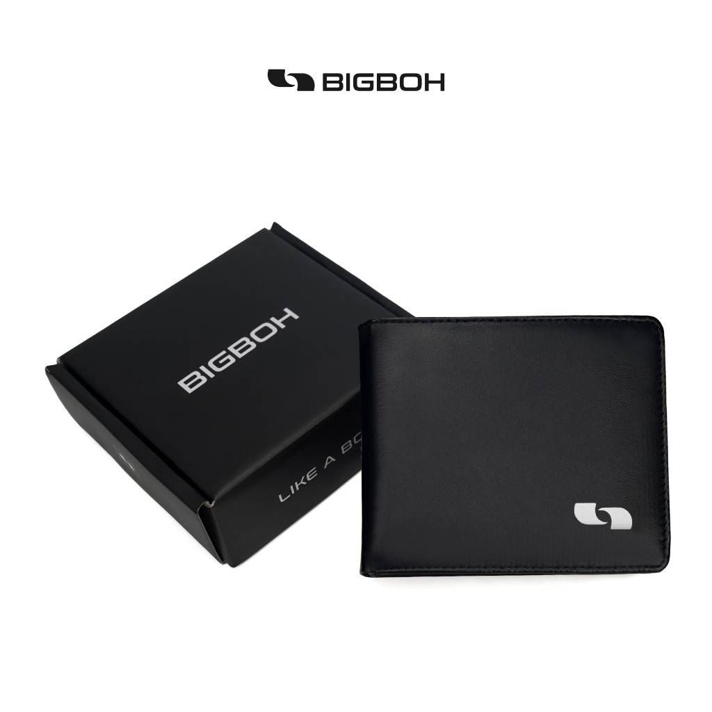 Bigboh Vyron กระเป๋าสตางค์ผู้ชายพับได้กระเป๋าสตางค์หนังสังเคราะห์ระดับพรีเมียม 10 ช่องใส่การ์ดช่องใส