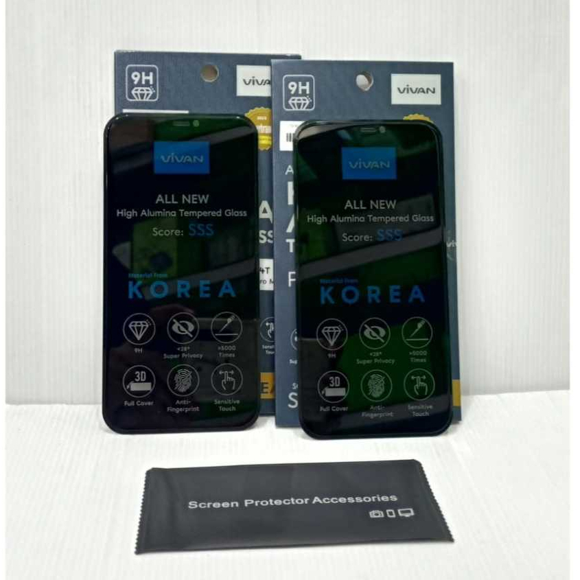 VIVAN VGS04T-1 กระจกนิรภัย 6D SPY SAMSUNG A06 4G, A16, S24, S24+, S24 ULTRA, S25 ULTRA, S25 EDGE