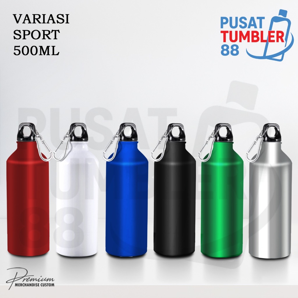 SPORT BOTTLE 500ml PLAIN CARABION DRINKING BOTTLE - centraltrabler_88