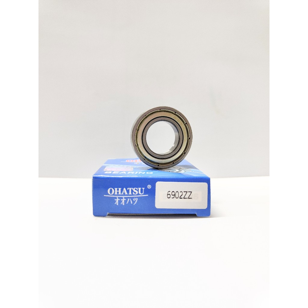 Ohatsu Ball Bearing Laher 6902 ZZ ฝาครอบเหล็กเดิม 6902ZZ