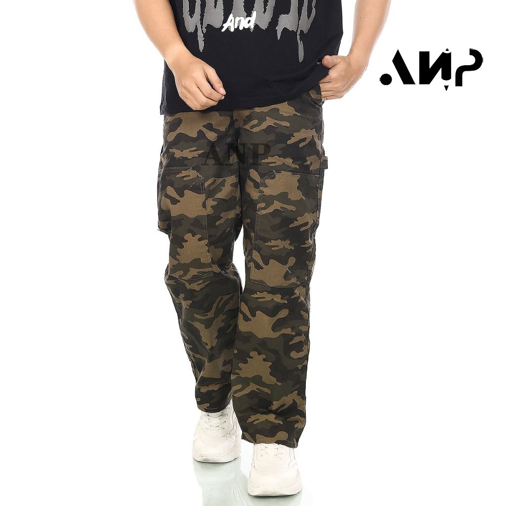 ช่างไม้ Camo Baggy Baggy Gombrong Skena กางเกงลายพรางยาวผู้ชาย/กางเกงช่างไม้ผู้ชาย