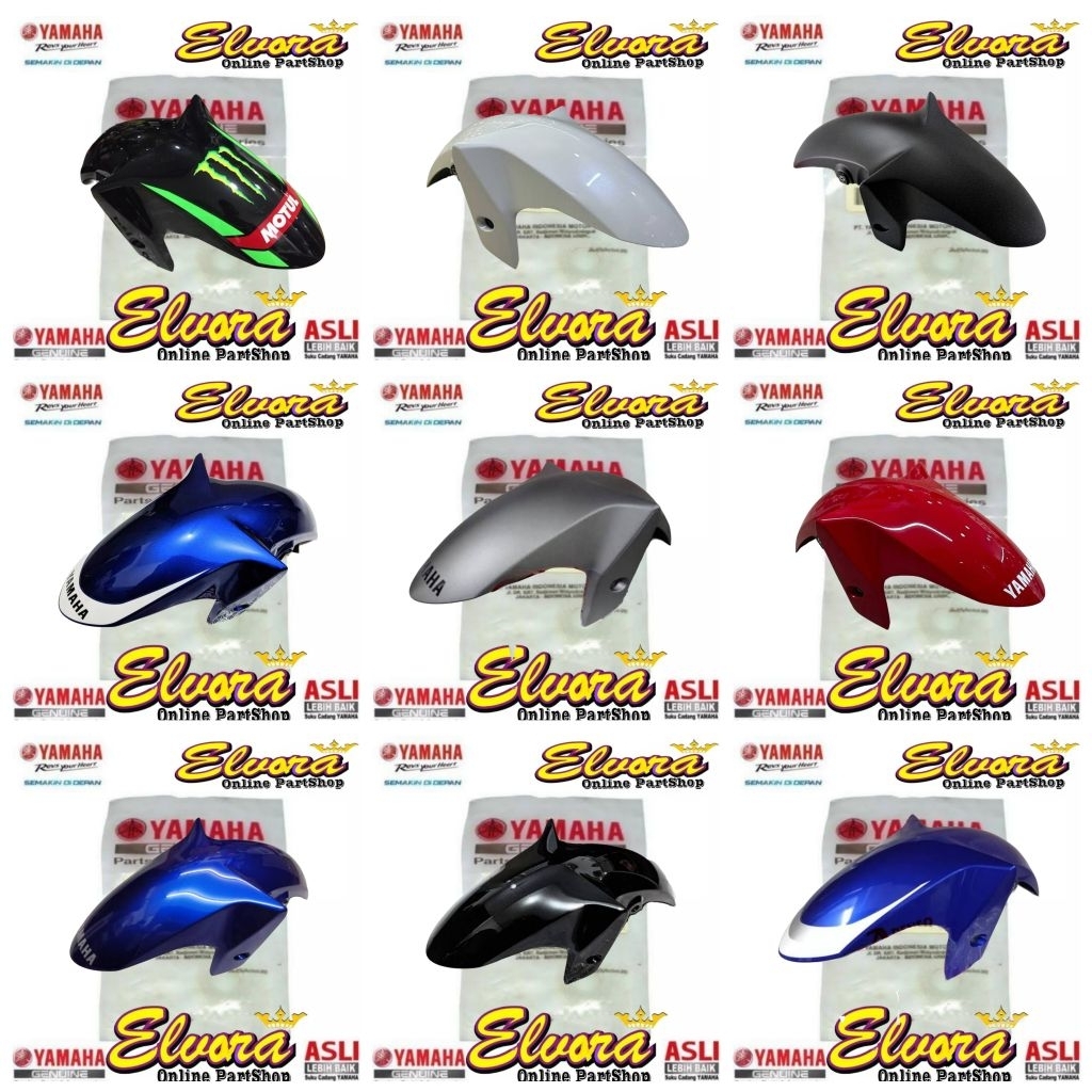 Yamaha R25 Old V1 บังโคลนหน้าเดิม 1WD-XF151