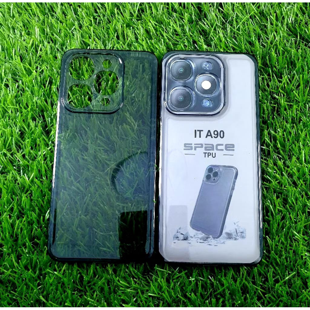 SoftCase Casing Itel A90 Clear Silicone Transparent TPU Space