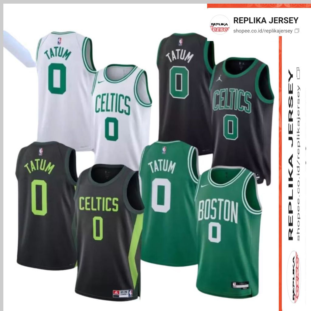 BOSTON CELTICS JASON TATUM DRI-FIT BASKETBALL JERSEY S-XXXL