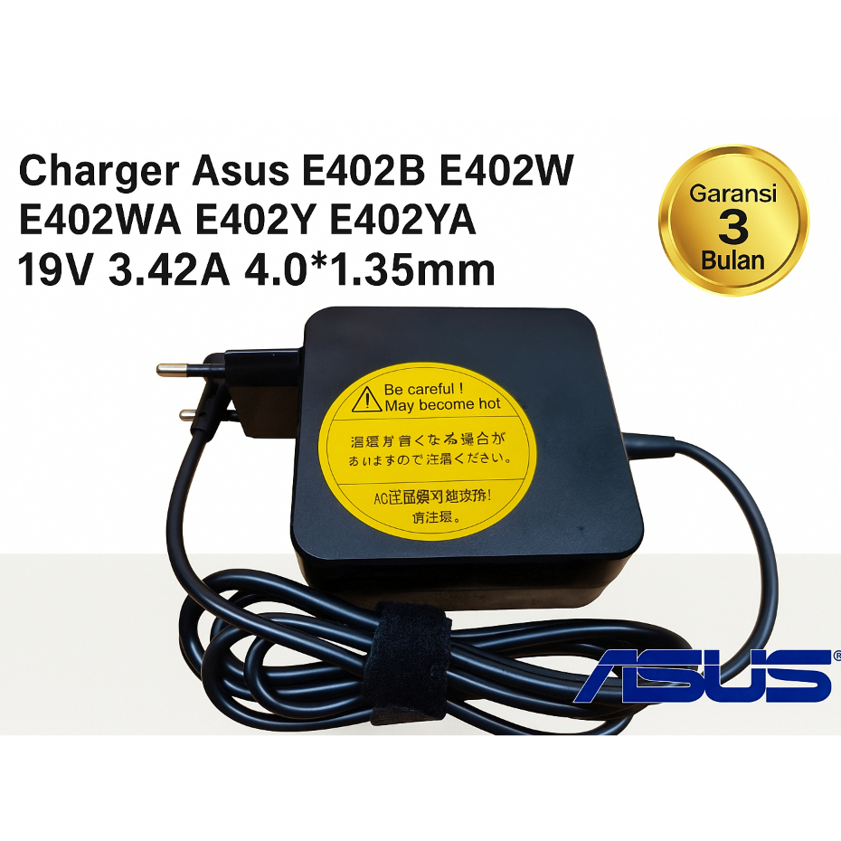 Asus E402B E402W E402WA E402Y E402YA 19V 3.42A 4.0*1.35mm 65W Original รับประกัน 3 เดือน