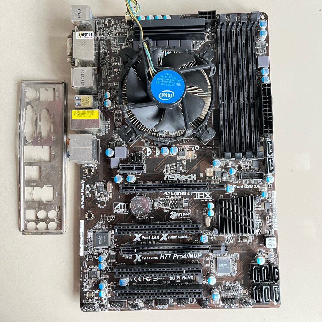 MOBO GAMING ASROCK H77 + I5 3470 3.2GHZ LGA 1155 GEN3
